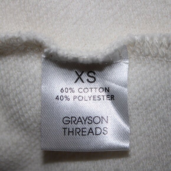 Grayson Threads Sz XS White Gray Orange Skull Graphic Cotton Polyester Top - Picture 13 of 16